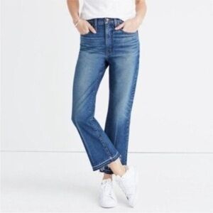 Madewell Retro Crop Bootcut Jeans Callahan Wash Released Hem